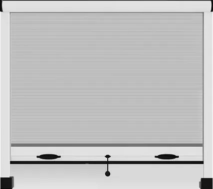 Ventana PVC Corredera Con Persiana Motorizada (PVC) 1000x1355 2h con Mosquitera Enrollable - Imagen 4