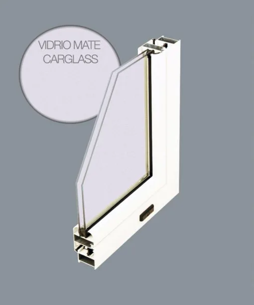 Ventana Aluminio Corredera 600X500 2h. cristal mate - Imagen 5