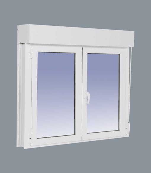 Ventana Aluminio Practicable Oscilobatiente Con Persiana (PVC) 1200X1355 2h - Imagen 3