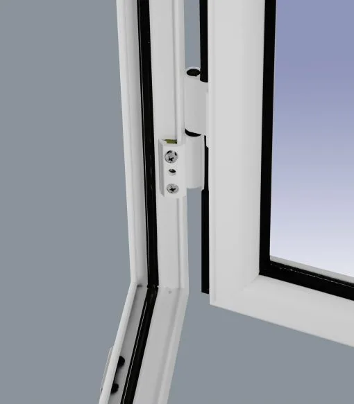 Puerta Balconera Aluminio Practicable Izquierda 800X2000 1h - Imagen 4
