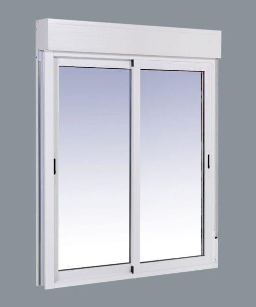Ventana Aluminio Corredera Con Persiana (PVC) 1000x1355 2h - Imagen 4