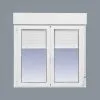 Ventana Aluminio Practicable Oscilobatiente Con Persiana (PVC) 1000X1155 2h