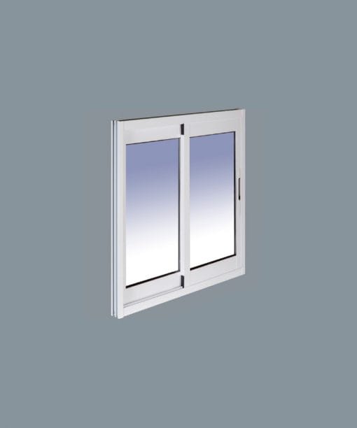 Fenêtre coulissante en aluminium 500 x 600 mm, 2 hauteurs, verre dépoli – Image 4