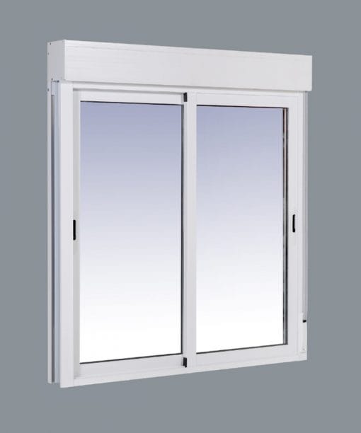 Ventana Aluminio Corredera Con Persiana (PVC) 1000x1155 2h y Mosquitera de Regalo - Imagen 4