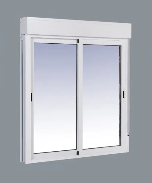 Ventana Aluminio Corredera Con Persiana (PVC) 1000x1155 2h y Mosquitera de Regalo - Imagen 4