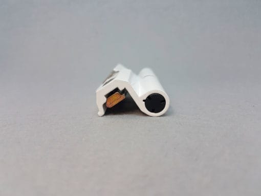 2-BLADE HINGE FOR RIGHT-OPENING PRACTICABLE WINDOW, EUROPEAN CHANNEL, WHITE LACQUERED (4 UNITS) - Image 4