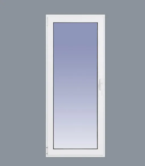Porta de varanda de alumínio prática esquerda 800X2000 1h