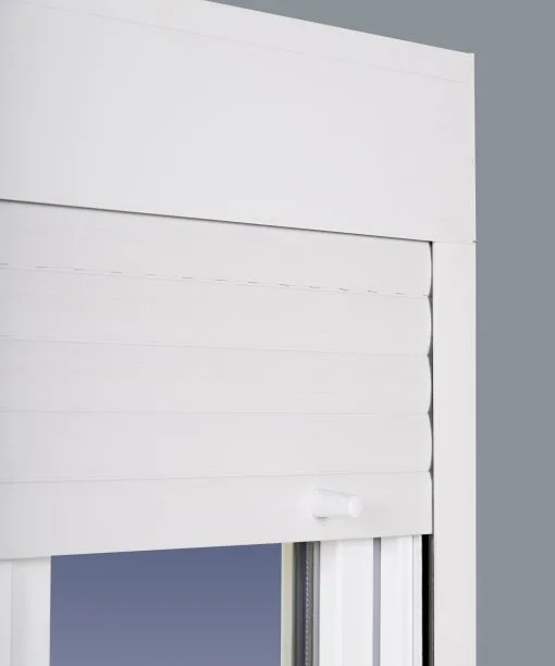 Balconera PVC Practicable Oscilobatiente Derecha con Persiana (PVC) 800X2185 1h (marco y cajón persiana en kit) - Imagen 9