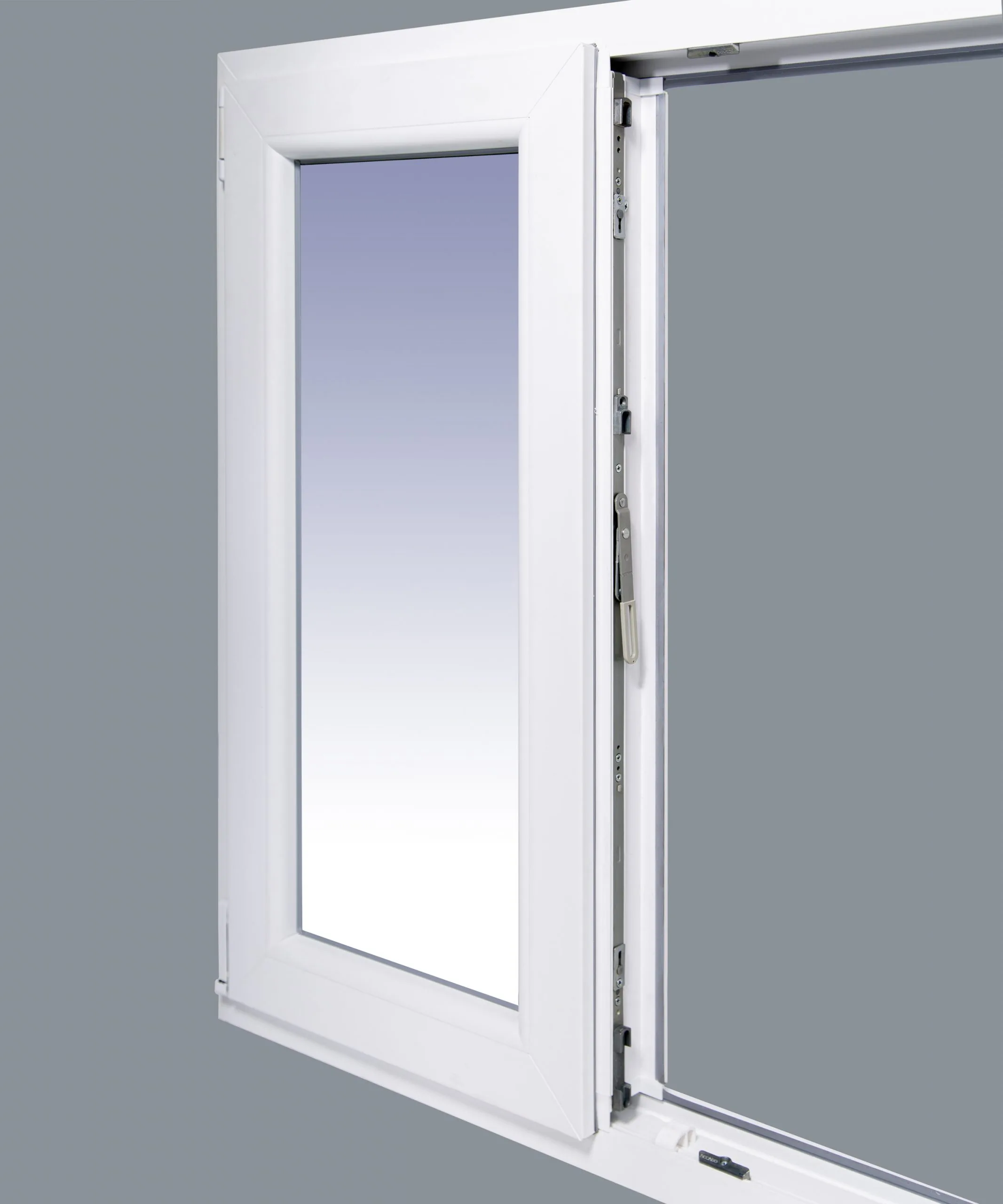 Balconera PVC Practicable Oscilobatiente 2 hojas 1500X2000 - Imagen 5