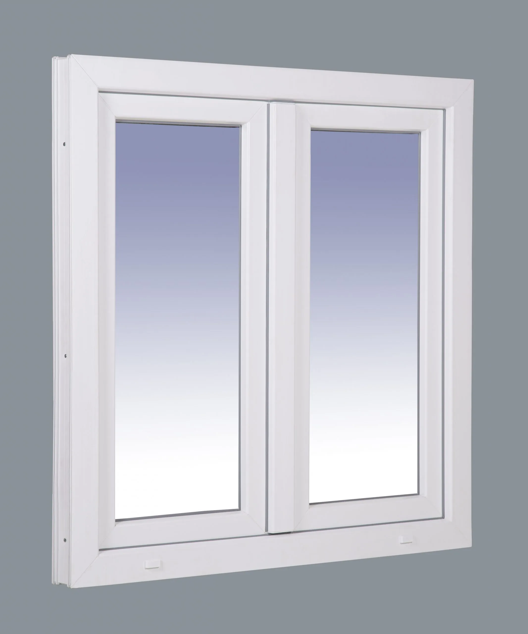 Balconera PVC Practicable Oscilobatiente 2 hojas 1500X2000 - Imagen 4