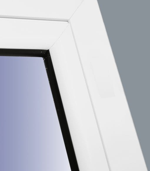 Puerta Balconera Aluminio Practicable Derecha 800X2000 1h con Rejilla y cristal Mate - Imagen 8