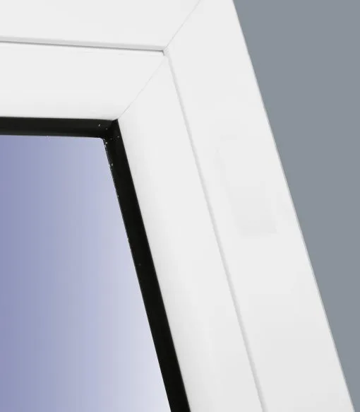Puerta Balconera Aluminio Practicable Izquierda 800X2000 1h con Rejilla y cristal mate - Imagen 8