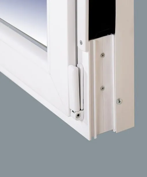 Balconera PVC Practicable Oscilobatiente Derecha con Persiana (PVC) 800X2185 1h (marco y cajón persiana en kit) - Imagen 11