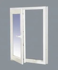 Ventana PVC Practicable Oscilobatiente Izquierda 500X700 1h con vidrio Carglass - Imagen 3