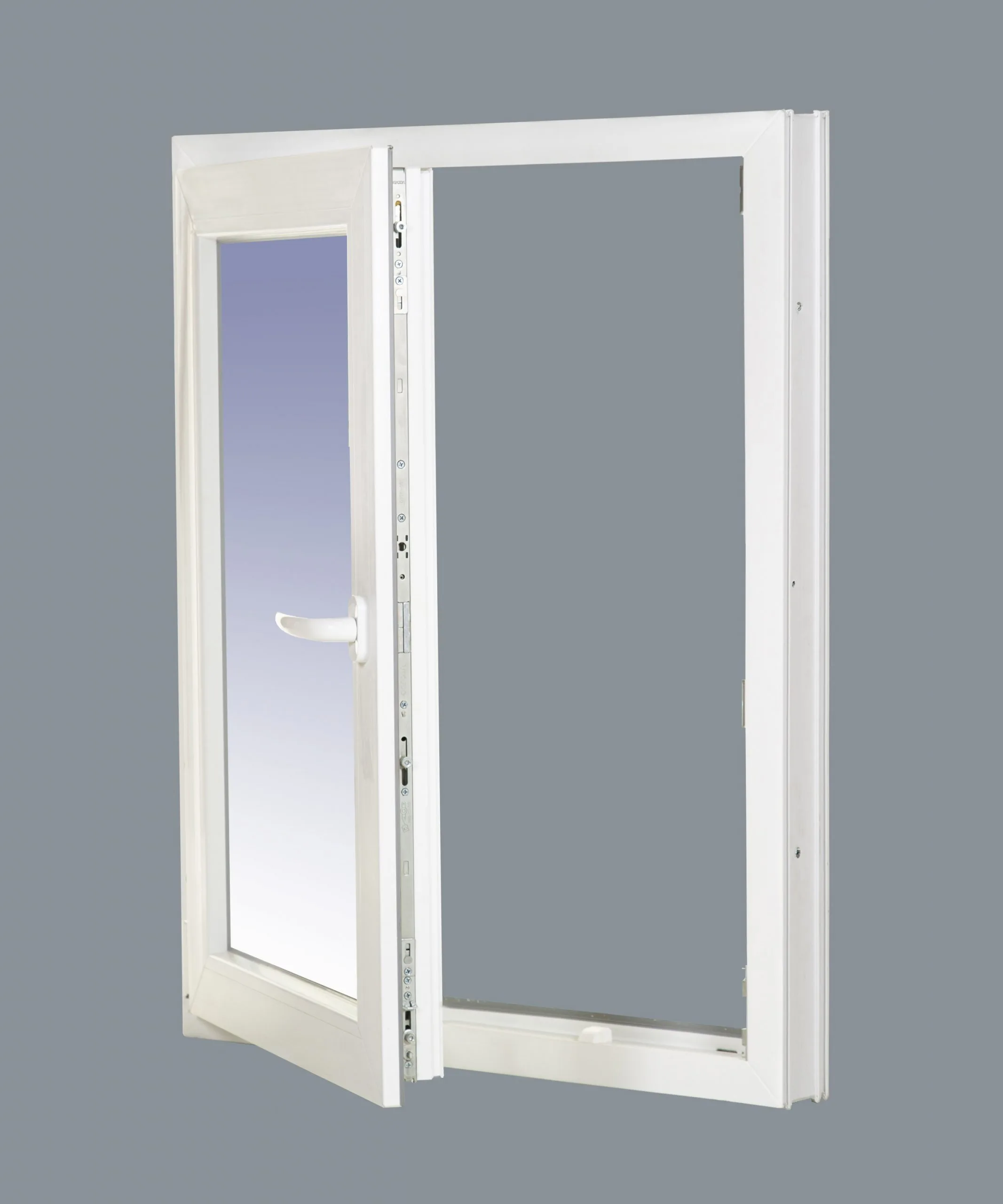Ventana PVC Practicable Oscilobatiente Izquierda 500X700 1h con vidrio Carglass - Imagen 3