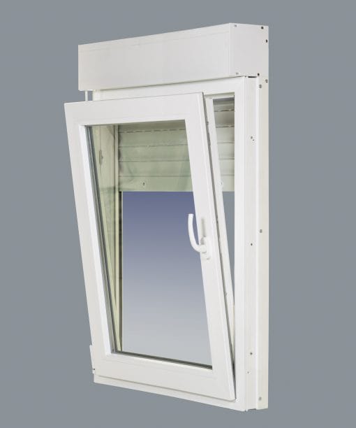Ventana PVC Practicable Oscilobatiente Izquierda con Persiana 800X1155 1hoja - Imagen 3
