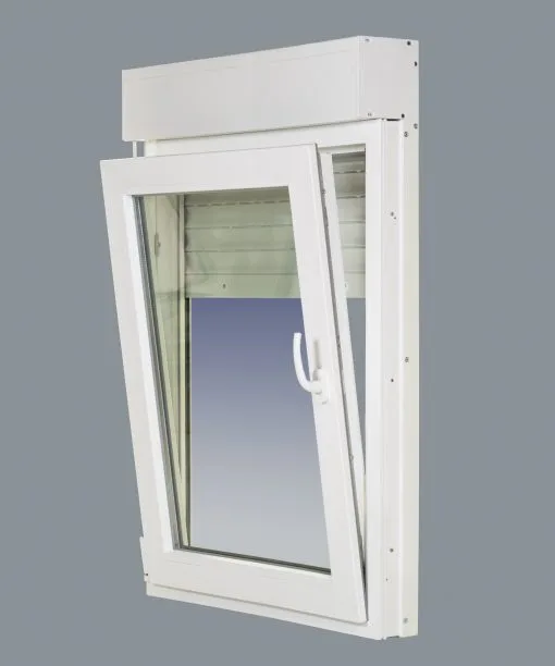 Ventana PVC Practicable Oscilobatiente Izquierda con Persiana 800X1155 1hoja - Imagen 3