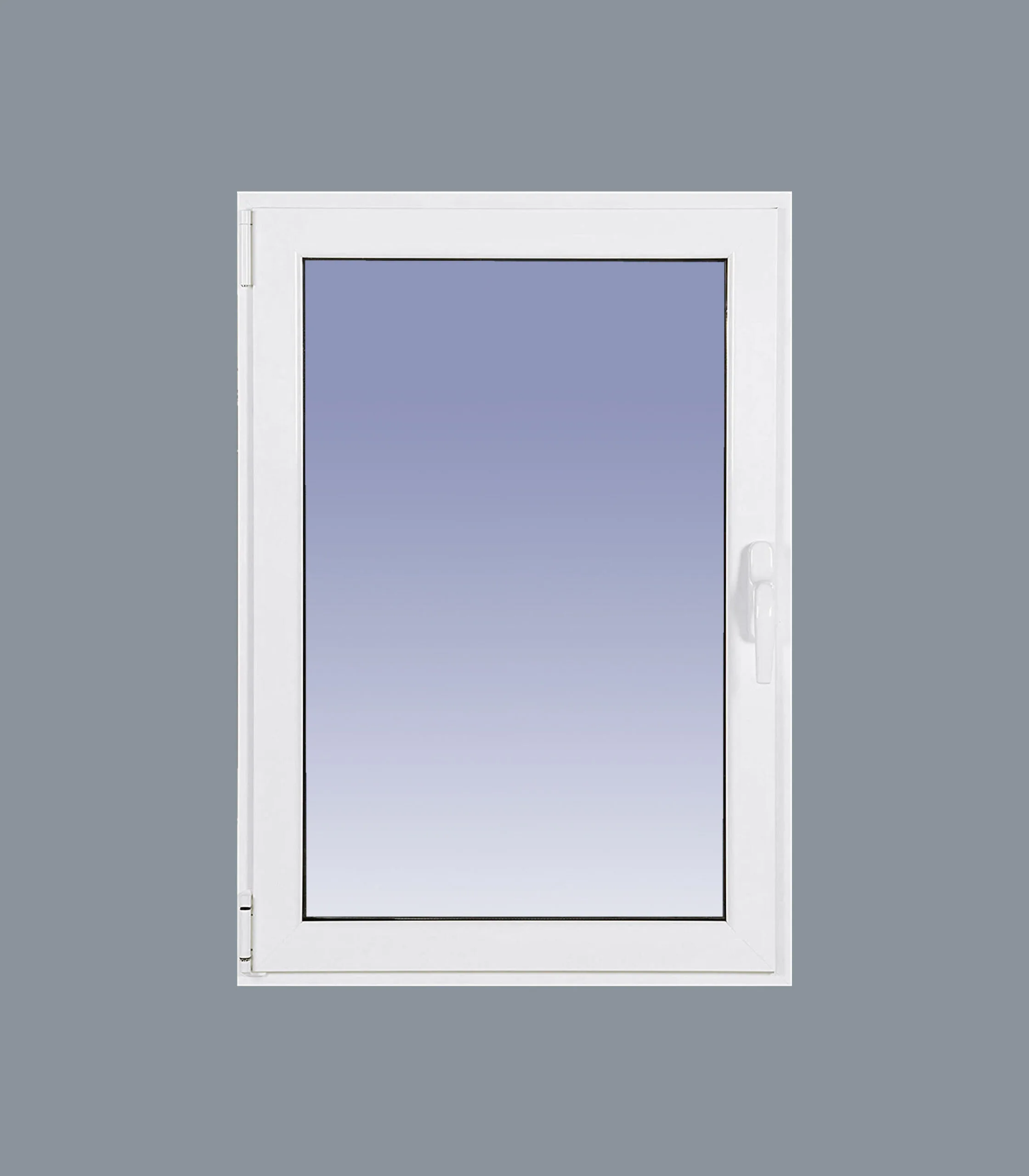Ventana Aluminio RPT 45 Practicable Oscilobatiente Izquierda 500x600 1hoja cristal mate