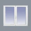 Ventana Aluminio RPT 45 Practicable Oscilobatiente 1200X1000  2 hojas