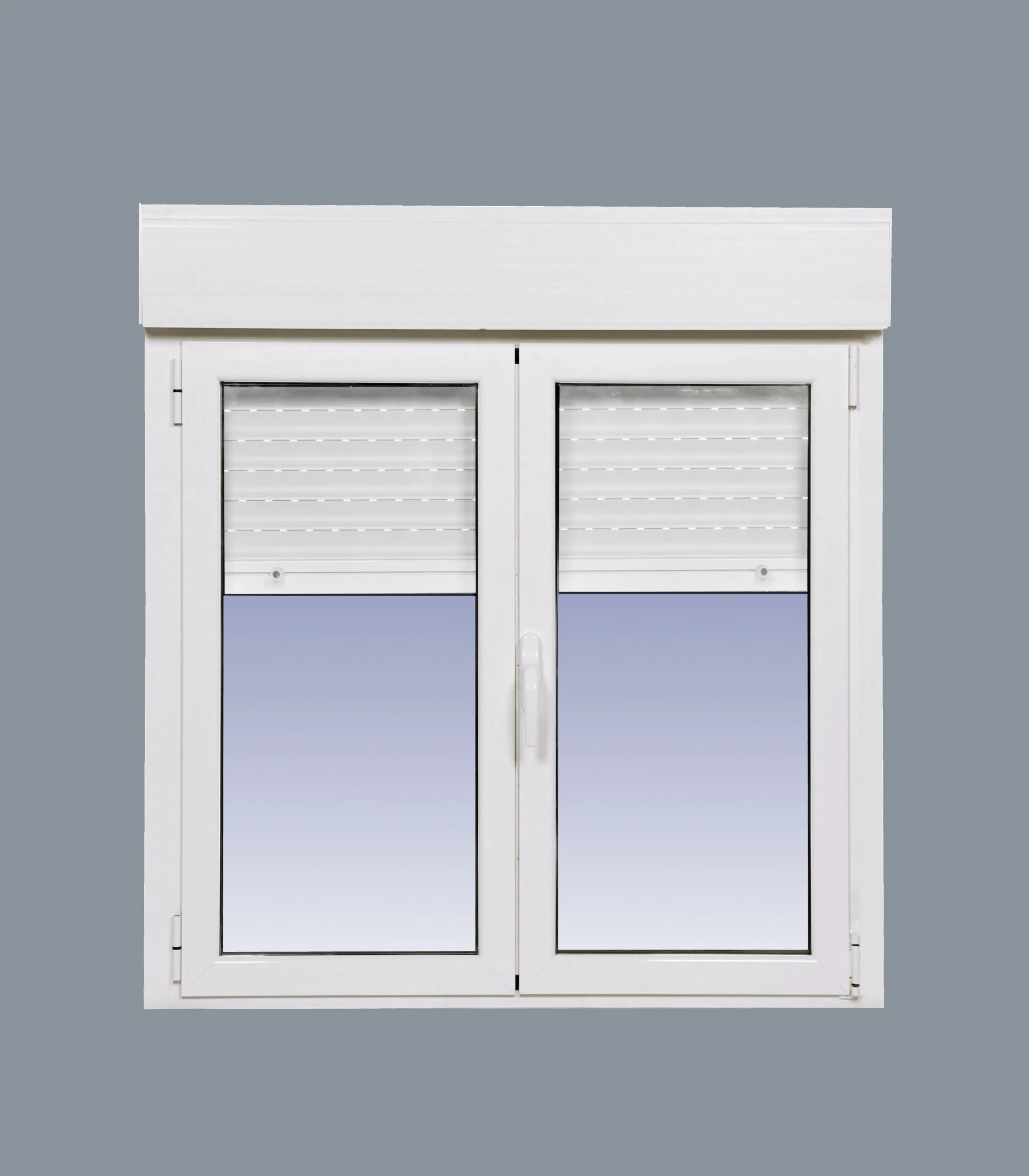 Ventana Aluminio RPT 45 Practicable Oscilobatiente 1000X1155  2 hojas con persiana motorizada y lamas de aluminio - Imagen 3