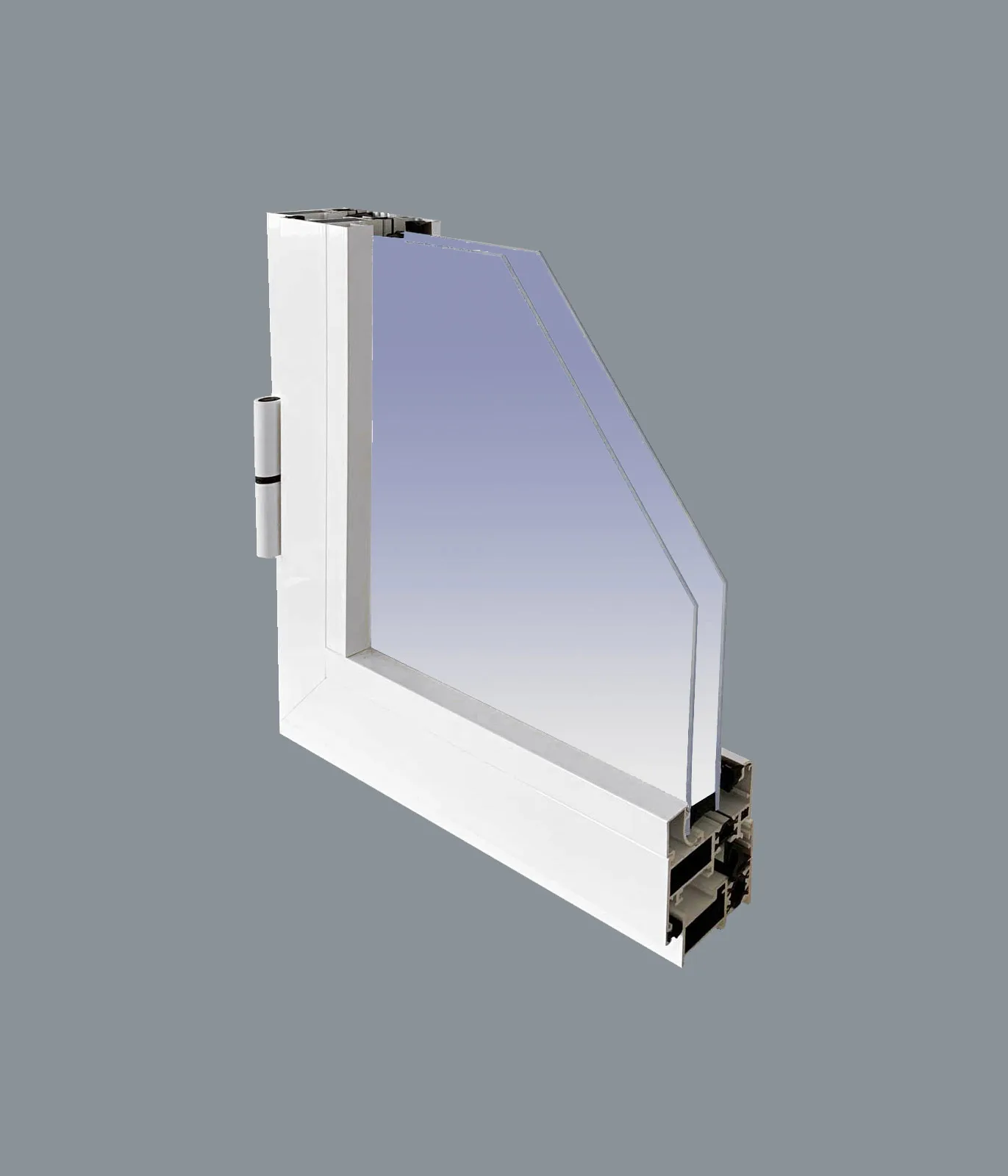 Ventana Aluminio RPT 45 Practicable Oscilobatiente Izquierda 500x600 1hoja cristal mate - Imagen 5