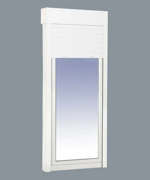 Balconera PVC Practicable Oscilobatiente Derecha con Persiana (PVC) 800X2185 1h (marco y cajón persiana en kit) - Imagen 5