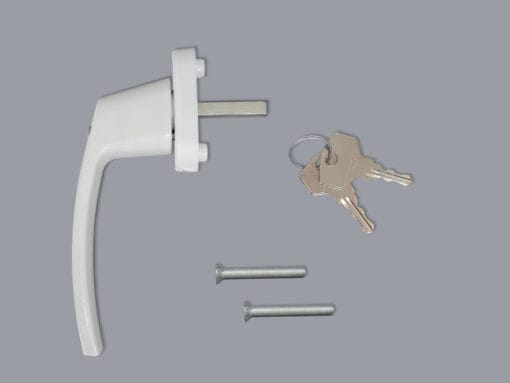 CREMONA CON LLAVE PARA VENTANA/BALCONERA PVC (1 UNIDAD) - Imagen 2