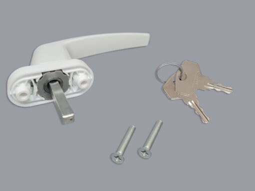 CREMONA CON LLAVE PARA VENTANA/BALCONERA PVC (1 UNIDAD) - Imagen 3