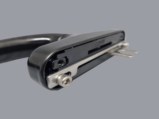 BLACK LACQUERED EUROPEAN CHANNEL TILT-AND-TURN CREMONA (1 UNIT) - Image 4