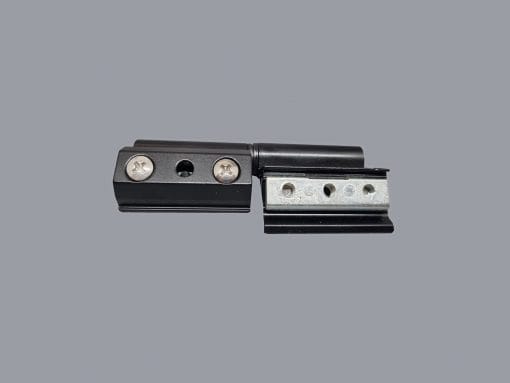 BISAGRA 2 PALAS PARA VENTANA PRACTICABLE APERTURA IZQUIERDA CANAL EUROPEO LACADO NEGRO (4 UNIDADES) - Imagen 3