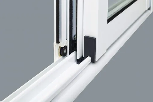 Janela de correr de alumínio com persianas de PVC, 1200x1355, 2 folhas com mosquiteiro - Imagem 6