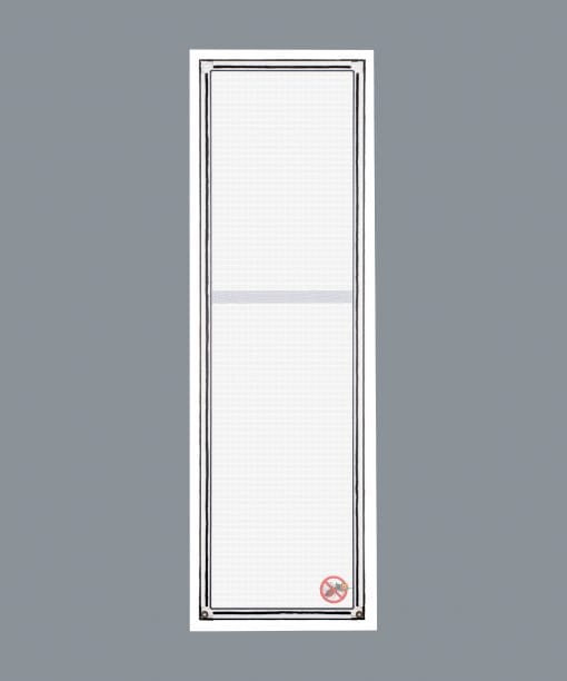 Balconera Aluminio Corredera Con Persiana (PVC) 1500x2185 2 hojas con mosquitera (marco y cajón persiana en kit) – Image 10