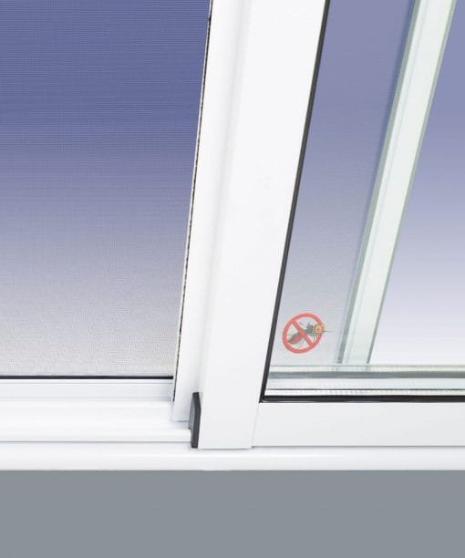Ventana Aluminio Corredera 1000X1200 2 hojas con mosquitera - Imagen 4