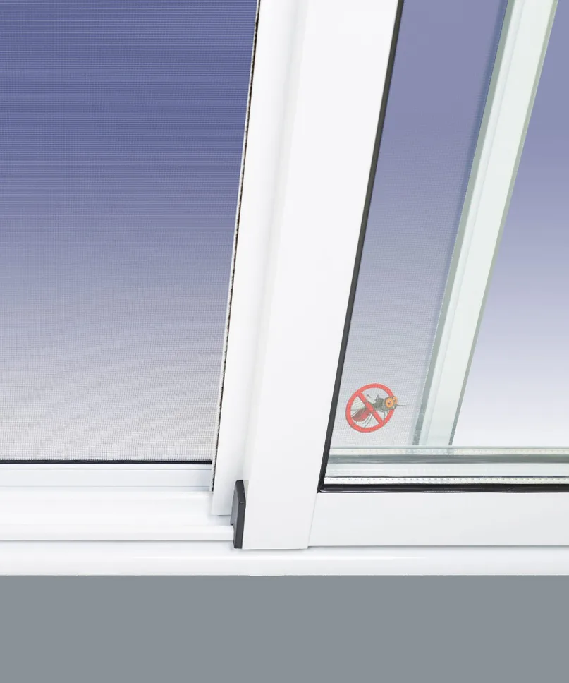 Ventana Aluminio Corredera 1000X1200 2 hojas con mosquitera - Imagen 4