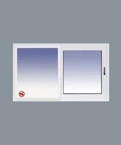 Aluminum Sliding Window 1000X600 2 leaves with mosquito net