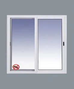 Ventana Aluminio Corredera 1200X1000 2 hojas con mosquitera