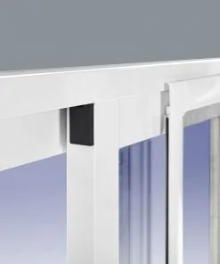 Balconera Aluminio Corredera 1500X2000 2 hojas con mosquitera (marco preparado en kit) - Imagen 5