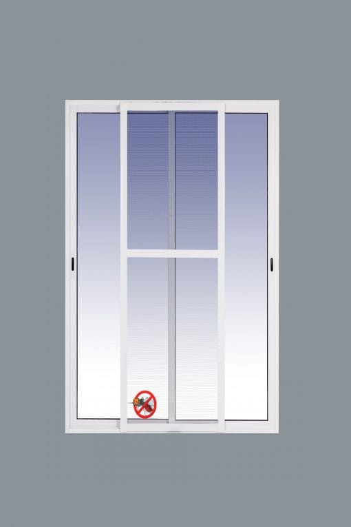 Balconera Aluminio Corredera 1200X2000 2 hojas con mosquitera (marco preparado en kit) – Bild 3