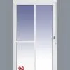 Balconera Aluminio Corredera Con Persiana (PVC) 1200x2185 2 hojas con mosquitera (marco y cajón persiana en kit)
