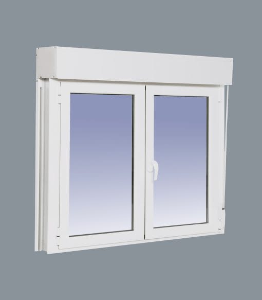 Ventana Aluminio Practicable Oscilobatiente Con Persiana (PVC) 1200X1155 2h - Imagen 3