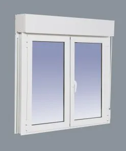 Ventana Aluminio Practicable Oscilobatiente Con Persiana (PVC) 1000X1355 2h - Imagen 3