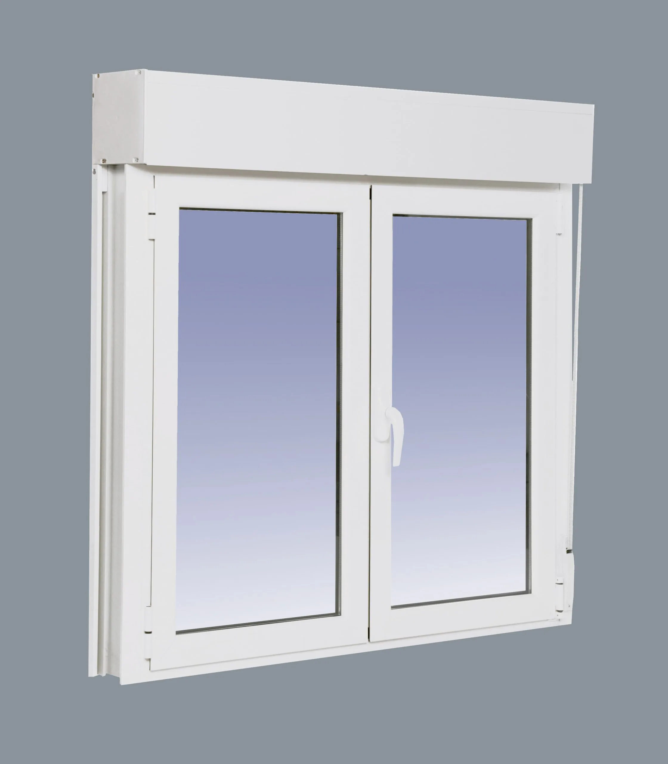 Ventana Aluminio Practicable Oscilobatiente Con Persiana (PVC) 1000X1355 2h - Imagen 3