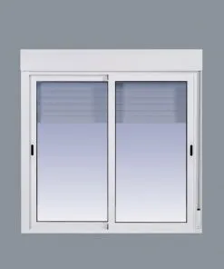 Ventana Aluminio Corredera Con Persiana (PVC) 1200x1155 2h