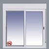 Ventana Aluminio Corredera Con Persiana (PVC) 1200x1155 2 hojas con mosquitera