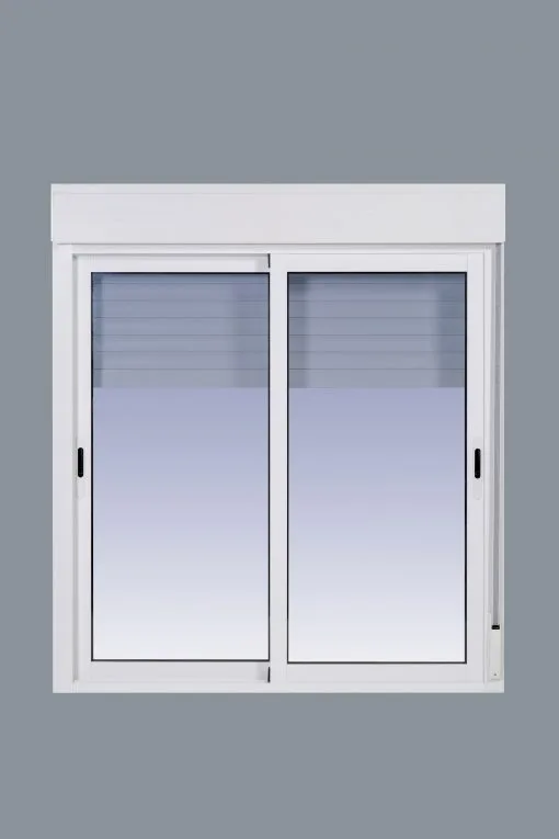 Sliding Aluminum Window With Blind (PVC) 1200x1355 2h - Image 3
