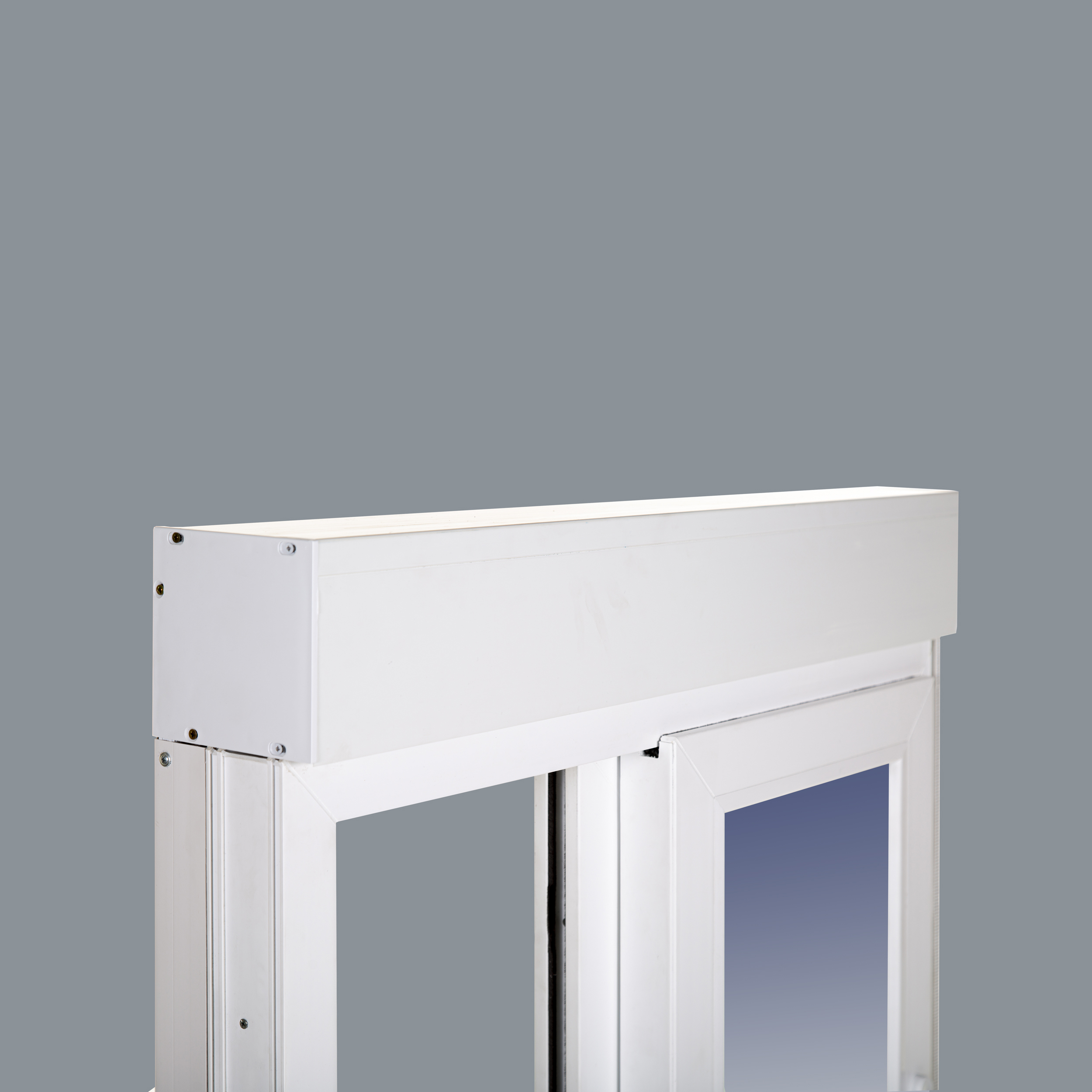 Ventana PVC blanca 1000x1150 mm izda con persiana
