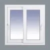 Balconera PVC Corredera 1500X2000 2hojas