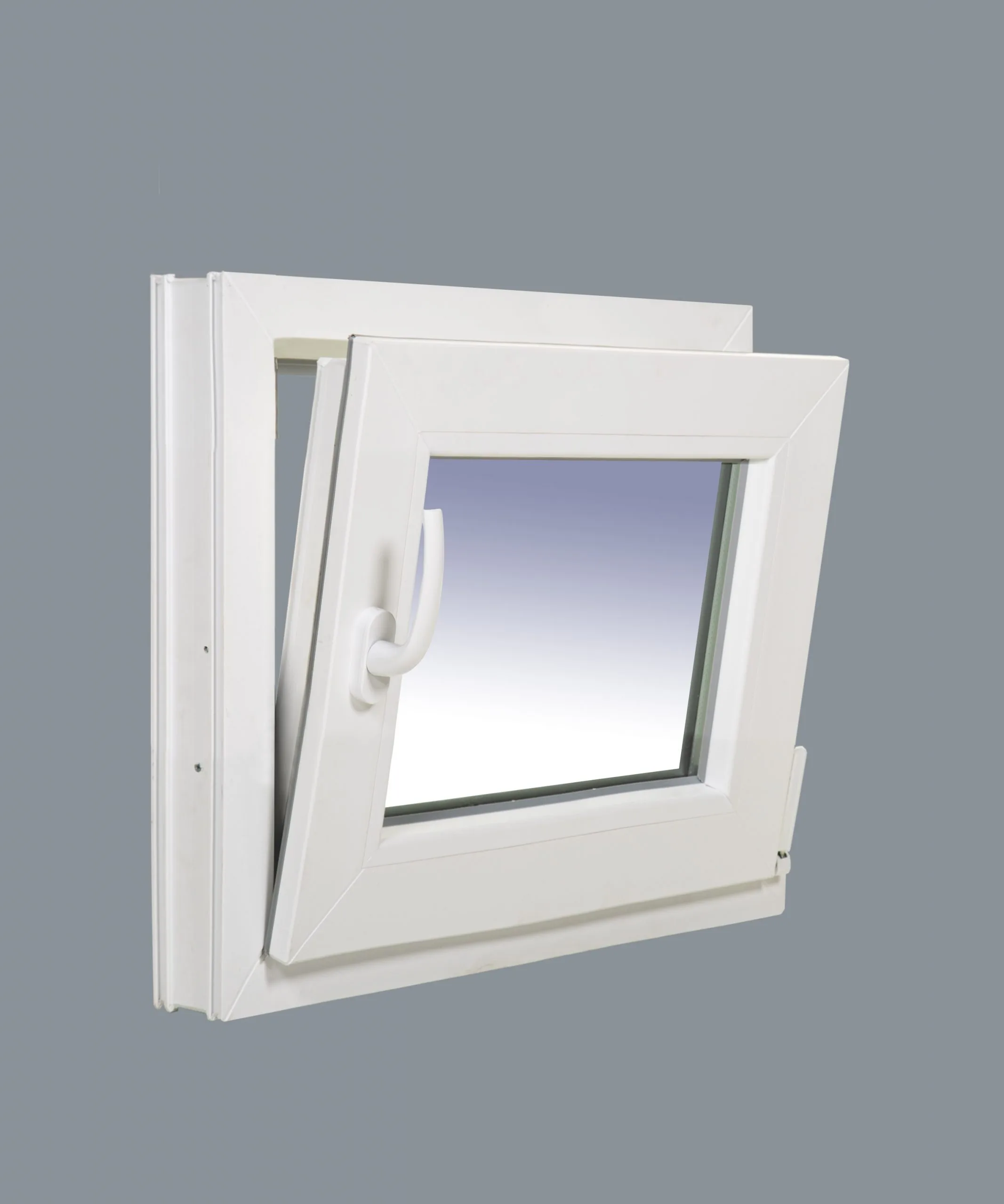Ventana PVC Practicable Oscilobatiente Derecha 600X500 1h con vidrio Carglass - Imagen 3