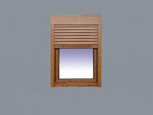 Ventana PVC Practicable Oscilobatiente Derecha con Persiana 800X1155 1hoja COLOR ROBLE - Imagen 5