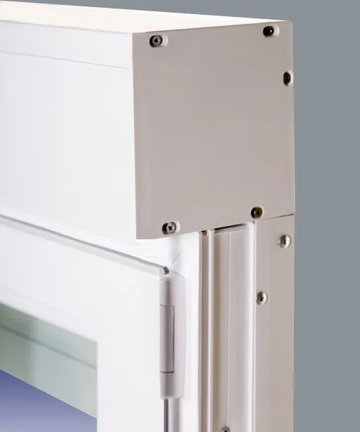 Ventana PVC Practicable Oscilobatiente 2 hojas con Persiana Motorizada 1200X1355 con Mosquitera Enrollable - Imagen 12